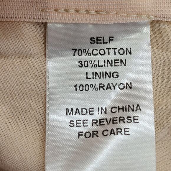 Herencia Collection Top Womens S Cream Embroidered Rosalinda Crop Square Neck - Picture 5 of 9